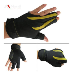 ถุงมือบิลเลียดไนลอนสากลซ้ายและขวามือเปิดสามนิ้วถุงมือพูลบิลเลียดหนึ่งขนาดสําหรับผู้หญิงและผู้ชาย - Product Image 3