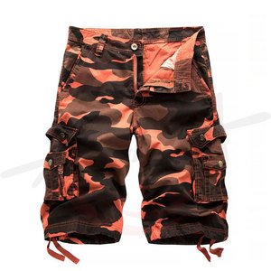 Short Cargo solide de haute qualité conçu sur mesure pour hommes taille élastique pantalon de travail tactique Camo fabriqué au Pakistan Options de marque - Product Image 5