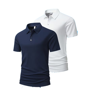 Camiseta Polo Personalizada, Tejida y Transpirable, Camisetas Polo Bordadas, Uniforme de Trabajo para Hombre, Camiseta de Algodón con Logotipo - Product Image 1