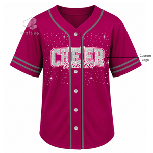 Maillot de cheerleading personnalisé brodé de strass, léger, sur mesure pour l'entraînement et la compétition des équipes - Product Image 6