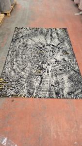 Tapis de salle de bain rectangulaire antidérapant en flanelle turque Adiva avec poils moyens, épaisseur moyenne et support en jute - Product Image 2