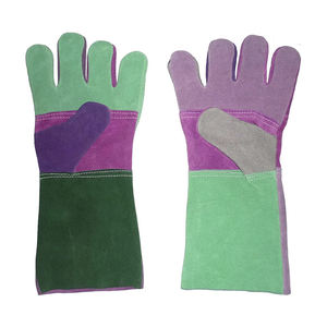 Guantes de soldadura de cuero para hombre superventas multicolor transpirable cómodo para trabajo de seguridad recién llegado - Product Image 1