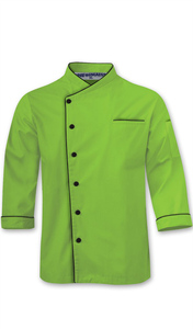 Chaqueta de Chef Profesional Unisex para Cocina, Mangas Largas, Sarga, Colores Personalizados, Uniforme de Servicio de Alimentos para Hombres y Mujeres - Product Image 2