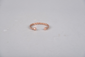 Classic Adjustable Copper Cuff <b>Bracelet</b> with <b>Magnetic</b> <b>Therapy</b> Features and Stylish Design/18 Piece Set/Each Piece Different. - Product Image 2