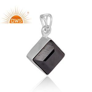 จี้อัญมณีเฮมาไทต์ธรรมชาติจี้เงินแท้ปรับแต่งได้ - Product Image 2