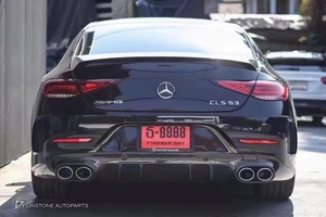 <span class=keywords><strong>Prix</strong></span> usine Pare-chocs Arrière Lèvre Diffuseur Spoiler En Fiber De Carbone pour <span class=keywords><strong>CLS</strong></span> W257 CLS300 350 450 CLS53 <span class=keywords><strong>63</strong></span> <span class=keywords><strong>AMG</strong></span> 2019 + - Product Image 2