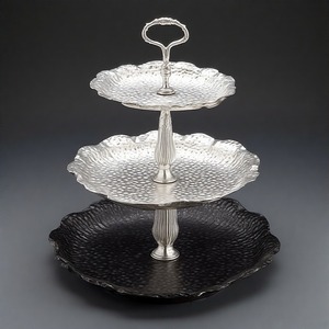 TieredBliss Lightweight 2-<b>Tier</b> <b>Cake</b> <b>Stand</b> in Marble White Ins Style Home Decor for Weddings and Parties <b>Cake</b> Tools - Product Image 3