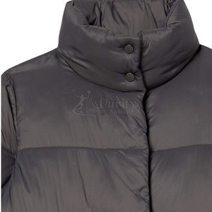 Qualité supérieure 100% coton fait nouveau Design femmes longue veste rembourrée en coton hiver à vendre - Product Image 5