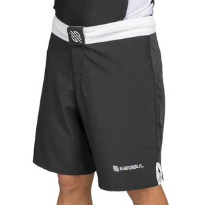 Shorts de combat BJJ MMA 2 en 1 avec impression personnalisée par sublimation, doublure de compression intégrée, grappling, jiu-jitsu brésilien, shorts sans kimono - Product Image 3