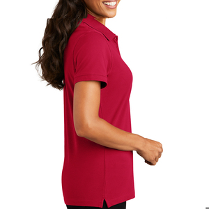 Camiseta sin Mangas de Color Rojo Sólido para Mujer, Estilo Casual, Tejido de Punto, Corte Regular, 100% Algodón Canvas, Marca Harry Johnson Production - Product Image 3