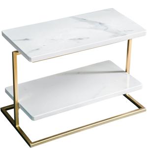 Soporte moderno para tartas de mármol negro con base cónica sólida ideal para una presentación elegante de postres, decoración de fiesta, exhibición de cocina para el hogar - Product Image 2