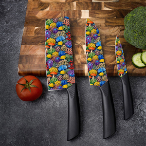 Couteau de chef à lame en céramique, manche en plastique, outil de cuisine, haute qualité, durable, vente chaude, expédition rapide - Product Image 6