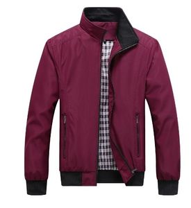 แจ็คเก็ตผู้ชายไซส์ใหญ่มีซิปใหม่ฤดูใบไม้ผลิและฤดูใบไม้ร่วง - Product Image 5