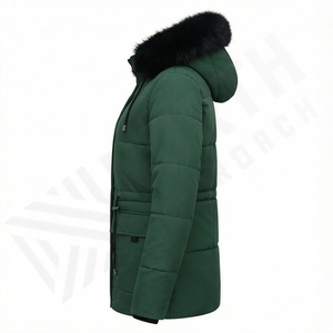 Veste parka chaude à capuche respirante et coupe-vent pour femme, différents modèles, vêtements thermiques isolés, vêtements d'extérieur lourds pour l'hiver - Product Image 3