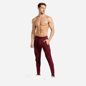 2024 hommes décontracté Sport Joggers poids lourd coton polaire pantalons de survêtement taille élastique taille moyenne haute qualité tissu PU matériel - Product Image 1