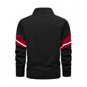 Fabricants de vêtements survêtement zippé personnalisé en éponge française 100% coton à carreaux pour hommes - Product Image 4