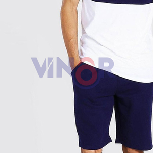 ชุดเสื้อผ้าสองชิ้นสำหรับผู้ชายเสื้อแขนสั้นแบบแห้งเร็วพร้อมกางเกงขาสั้นระบายอากาศได้ - Product Image 5