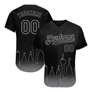 Camiseta de Béisbol Personalizada Estilo 2025 con Nombre de Jugador, Nombre de Equipo Propio, Diseño de Sublimación Cómodo, Cuello en V con Botones Completos - Product Image 5