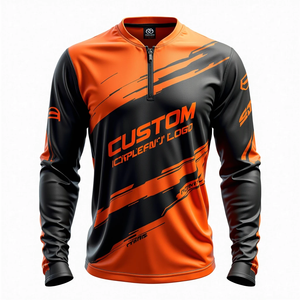 เสื้อแข่งมอเตอร์ครอสสำหรับผู้ชายเสื้อแข่งวิบากแขนยาวออกแบบได้ตามต้องการระบายอากาศและกันลม - Product Image 2