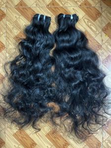 Paquetes de cabello humano Remy indio máquina doble trama libre de químicos 100 gramos - Product Image 5