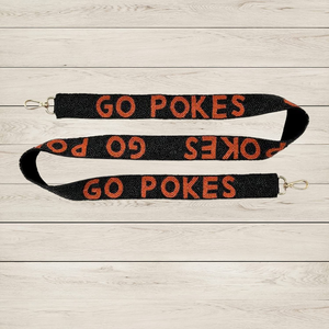 Go Pokes สายคล้องไหล่ลูกปัดงานแฮนด์เมดสายคาดลำตัวกระเป๋าปักลายที่กำหนดเองขายส่ง - Product Image 1