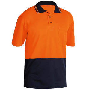 Camiseta Polo de Poliéster Impermeable de Alta Visibilidad con Logotipo Personalizado, Chaqueta de Seguridad de Manga Corta, Transpirable, Duradera, Reflectante y Antiestática - Product Image 6