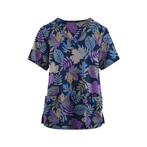 Chemise de travail médicale personnalisable (couleur et design) à faible MOQ – Nouveau modèle très vendu de blouses médicales unies - Product Image 3