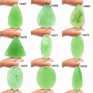 เนฟไฟรต์หยกอัญมณีธรรมชาติสีเขียวเนฟไฟรต์ Cabochons ผสมรูปร่าง Healing อัญมณีหลวมสําหรับเครื่องประดับทําอุปทานของขวัญที่สวยงาม - Product Image 3