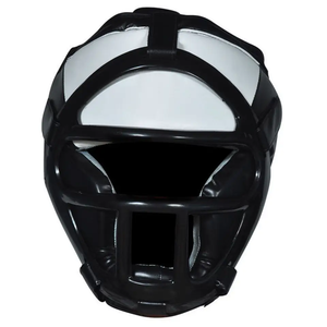 New Leather Head Guard PU Wholesale Full Face Training Head Guard for Sale Cheap Price Sparring <b>Helmet</b> <b>Safety</b> Head Guard - Product Image 3