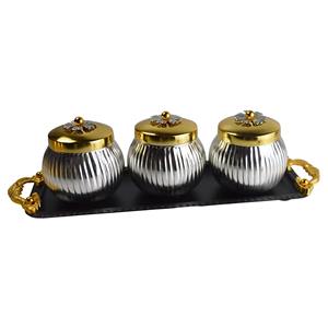 Boîtes à épices en acier inoxydable et cuivre de qualité fiable pour une cuisine minimaliste et bien organisée, compatibles lave-vaisselle, étanches et conservatrices des saveurs. - Product Image 4