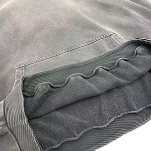 Survêtement décontracté personnalisé de haute qualité Conception à capuche en vrac Poignets côtelés Ourlet 100% coton Coutures durables et lourdes pour une longue durée - Product Image 5