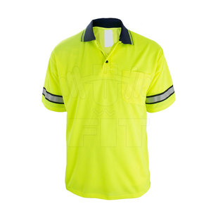 Camiseta de polo de seguridad de algodón y poliéster de talla grande con diseño personalizado transpirable de secado rápido con soporte de logotipo a prueba de agua de invierno - Product Image 2