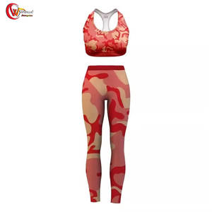 Bajo MOQ Custom Wear Yoga Set Para Mujeres Moda Alta Calidad Tight Fitness Wear Mujeres Yoga Set - Product Image 2