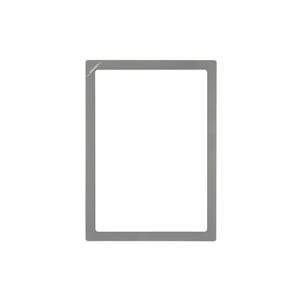 Finestra Magnetica per Documenti DIN A2 Verticale, Grigio Chiaro - KAN-MW-A2H-88 - Product Image 1