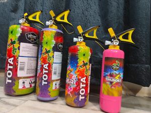 Vente flash : Lanceur de poudre colorée pour fêtes en plein air, lanceur de poudre colorée à jet unique, emballage en vrac, certifié FDA - Product Image 3