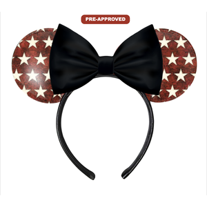 Serre-tête personnalisé Zingy sur commande avec design oreilles de souris – Vente directe usine – Accessoire capillaire sur mesure - Product Image 1