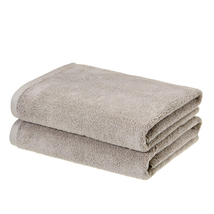 Serviettes de bain 100% coton avec logo personnalisé Technique de fabrication à sec Logo imprimé Ensemble de serviettes de bain pour hôtel et maison Fournisseur en gros - Product Image 4