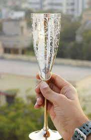 Decorative Brass <b>Wine</b> <b>Goblet</b> Engraved Handmade Chalice Vintage Metal Drinking Cup Antique Style Barware Wedding Gift Tableware - Product Image 5