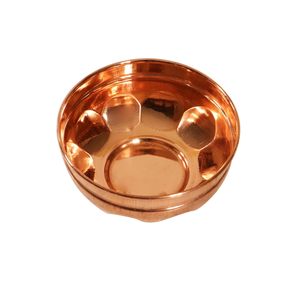 Bol décoratif traditionnel en cuivre Puja Prasad très demandé pour la décoration de la maison et des temples - Product Image 4