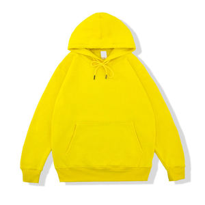 Vente en gros de sweats à capuche classiques d'automne et d'hiver pour hommes sweats à capuche brossés imprimés sweats à capuche surdimensionnés unis unisexes - Product Image 3