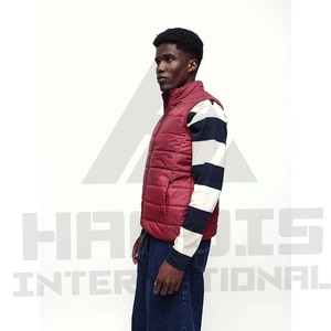2025 nouveau Design meilleur prix hommes doudoune vêtements de rue hommes élégants doudoune demi manches hommes doudoune veste - Product Image 1