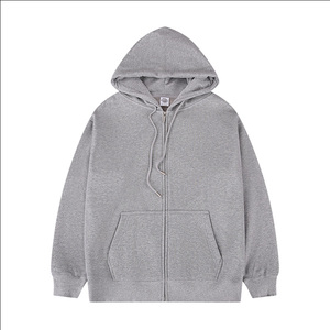 Poids lourd 600g Mi mixte argent renard velours fermeture éclair sweats à capuche multicolore à capuche pour hommes et femmes à porter - Product Image 6