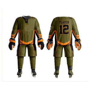 Uniforme de Hockey sobre Hielo para Hombre Disponible al por Mayor, Totalmente Personalizable, Antiarrugas, Precio Accesible - Product Image 3