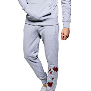 Chándal bordado para hombre cómodo estilo cremallera informal y para exteriores diseño de logotipo personalizado chándal informal para hombre - Product Image 4