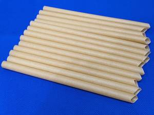 Pajitas Ecológicas Desechables de Fibra de Madera - Envueltas Individualmente en Papel - Product Image 2