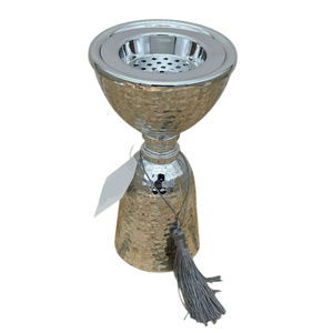 Porte-encens élégant pour décor à la maison meilleure qualité en métal blanc et argent brûleur Bakhoor diffuseur de parfum et porte-encens - Product Image 2