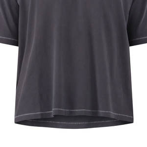 เสื้อยืดครอปทรงบ็อกซี่ คอกลม แขนสั้น ผ้าฝ้ายออร์แกนิค 100% สำหรับทุกเพศ ขายส่ง ปี 2026 - Product Image 6