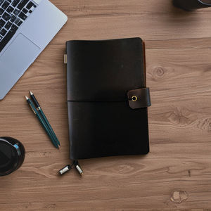 2025 journal en cuir fait main personnalisé avec papier Khadi cahier artisanal traditionnel avec des pages de papier faites à la main personnalisées - Product Image 4