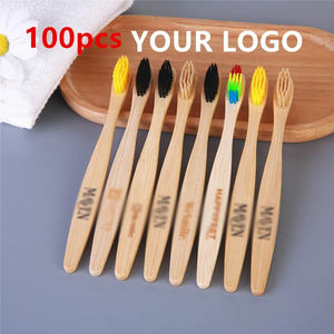 ชุดแปรงสีฟันไม้ไผ่ธรรมชาติพร้อมกล่องไม้ไผ่100% แปรงสีฟันแบบย่อยสลายได้สำหรับผู้ใหญ่ - Product Image 6