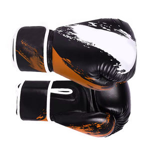 Gants de boxe en cuir véritable personnalisables pour les arts martiaux et l'entraînement de kick boxe avec votre propre logo inclus - Product Image 3